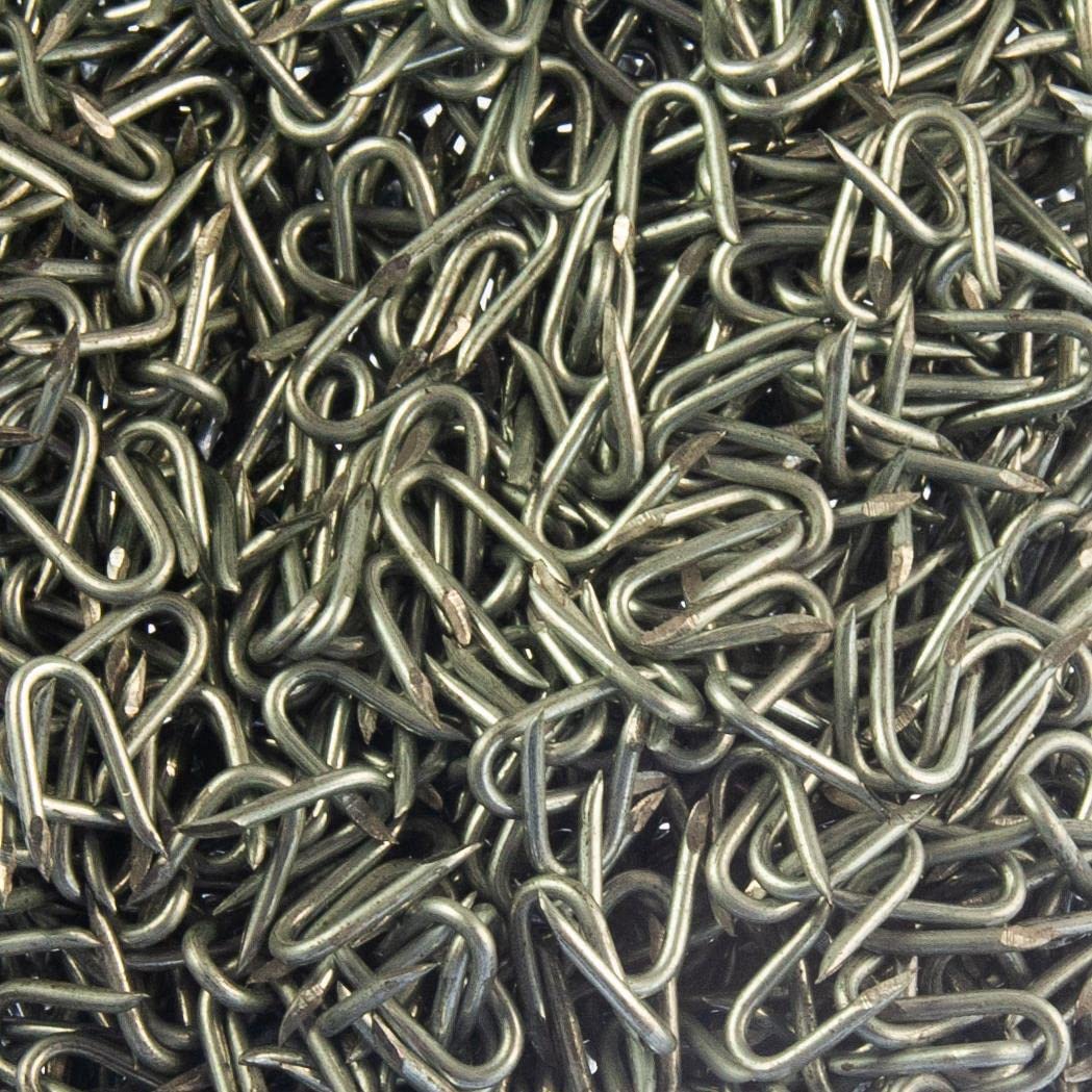 Thunderfix Fence Staple Presser Point 5/8" - 15Mm Galvanised 100Grams (Approx. 250)