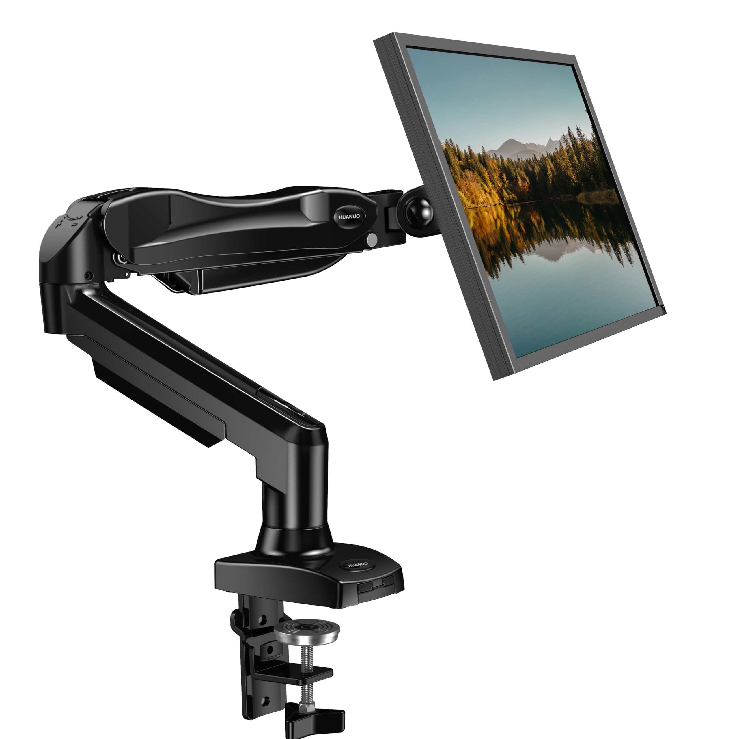 31.5インチ大画面IPSフルHDモニター+ HUANUOモニターアーム Amazon.co.jp: HUANUO (ファーノー) ガススプリング式 モニターアーム