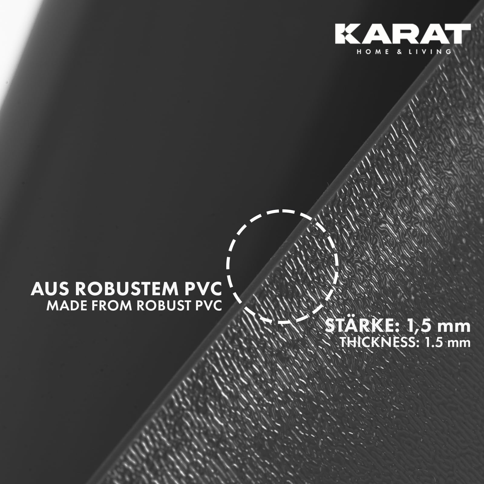 Tappetino Protettivo Per Sedia Da Ufficio - Antiscivolo, Per Parquet E Laminato, 90x50cm - Foto 13