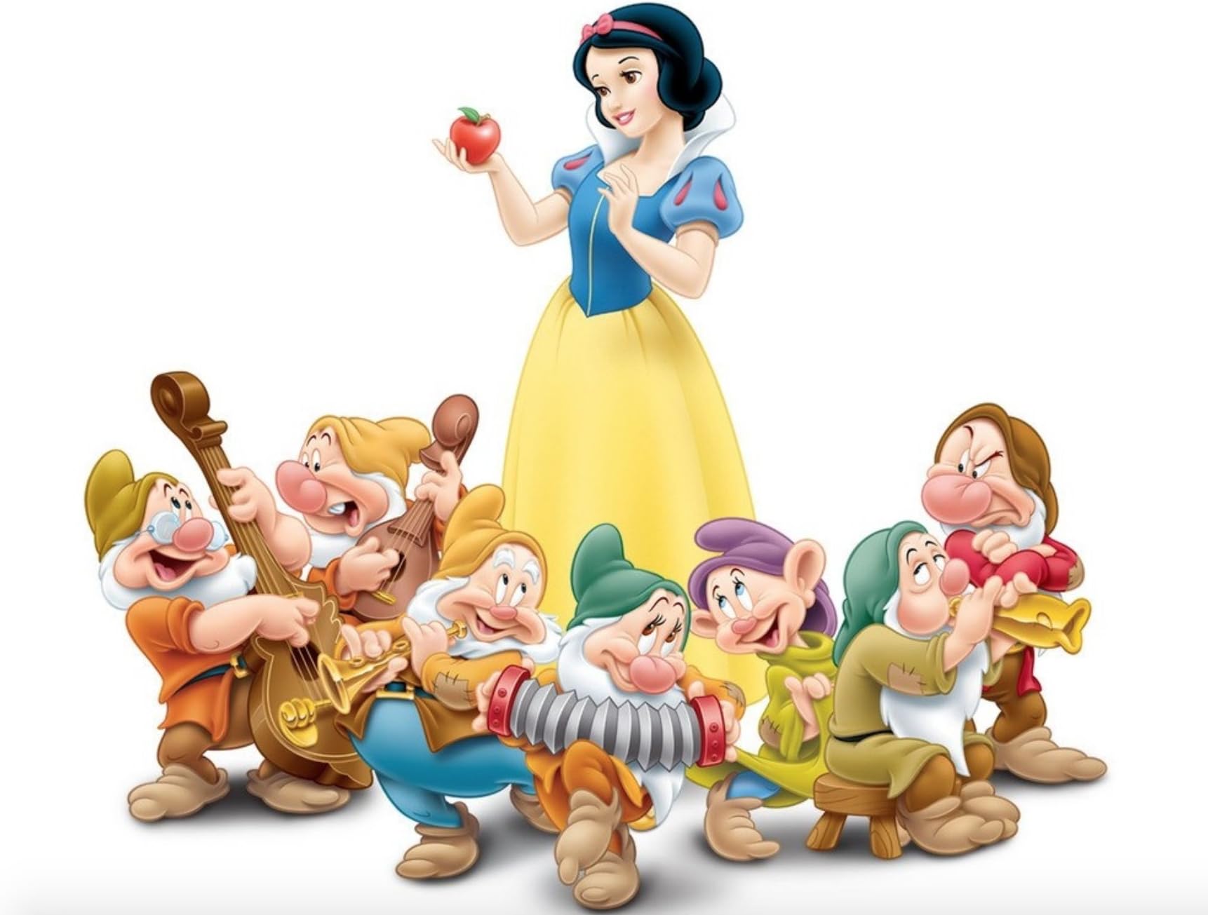 Snow White and the Seven Dwarfs Poster prints 24x36 inches