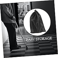 Vista 9 de Trekking Pole Carry Bag Cane Bag Plegable Bastón Aleación de aluminio Elder Walking Stick Tela de Nylon Negro Bolsa de transporte