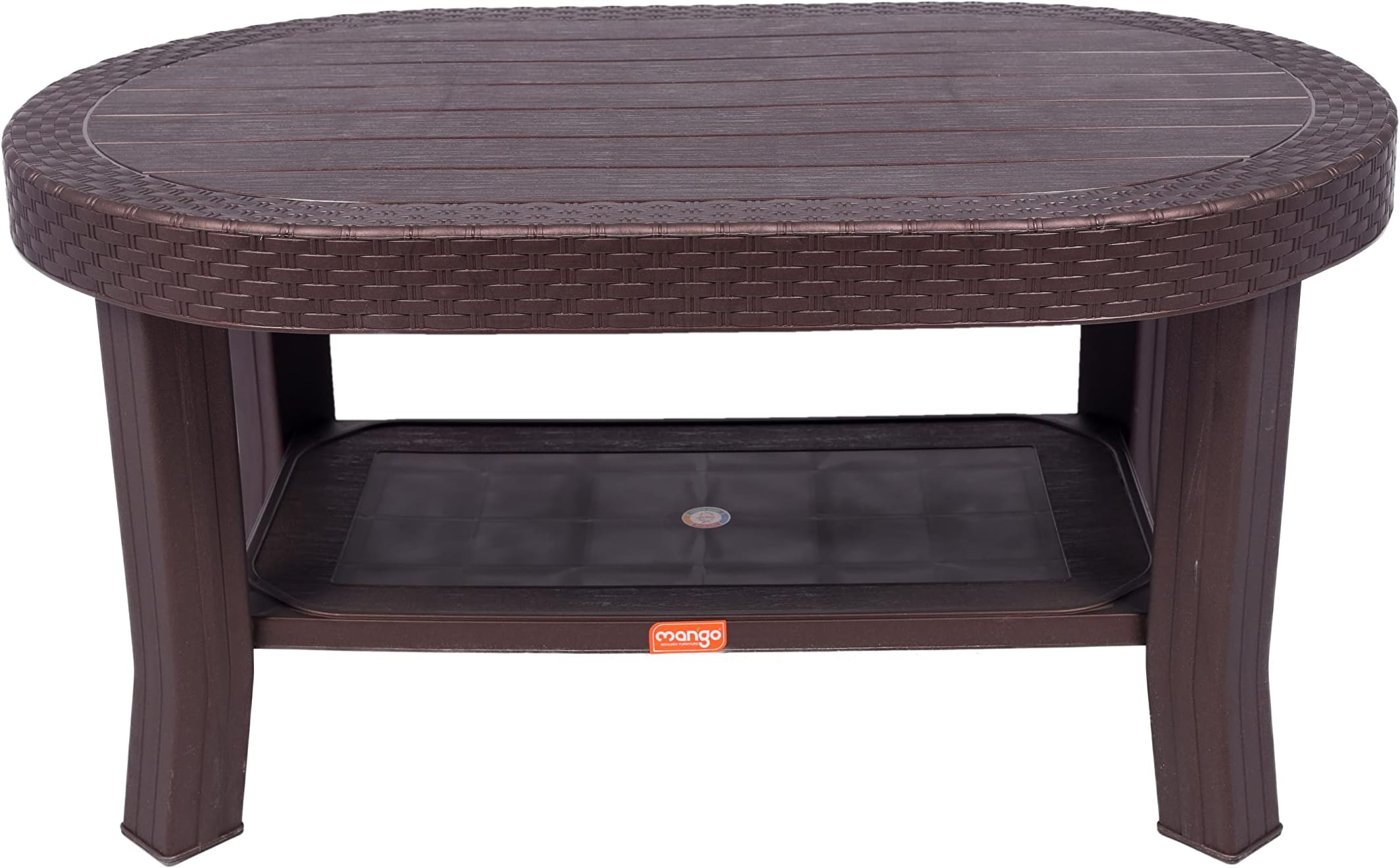 EASYDAY Amaze Center/Coffee Plastic Table (Brown) : Amazon.in: Home ...