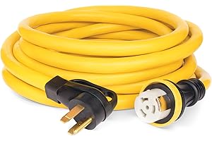 Champion Power Equipment 50-Amp 30-Foot 125/250-Volt RV Generator Power Cord