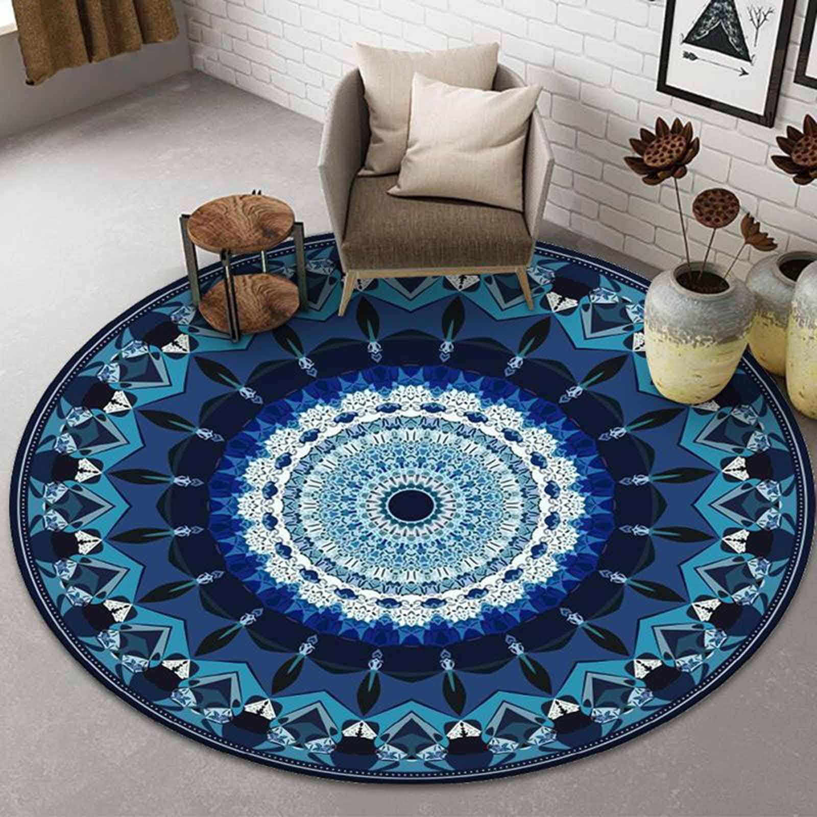Alfombras circulares de alta calidad y diseño clásico para salones distinguidos