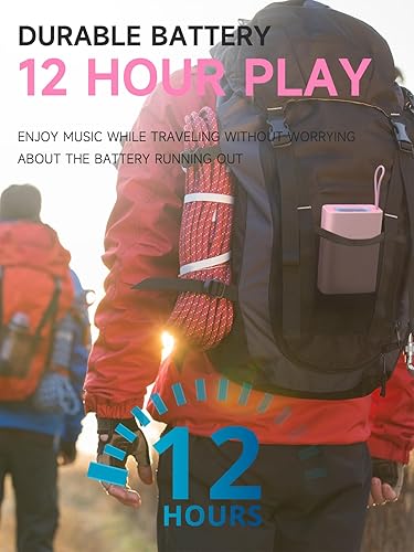 Miniatura 5 de Altavoz, altavoces Bluetooth inalámbricos portátiles, sonido estéreo fuerte impermeable con luces RGB TWS Paire de larga duración para el hogar