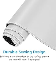 Vista 19 de Dapesuom Alfombrilla grande para mouse, alfombrilla de mouse para juegos extendida con bordes cosidos, alfombrillas de escritorio de tamaño completo