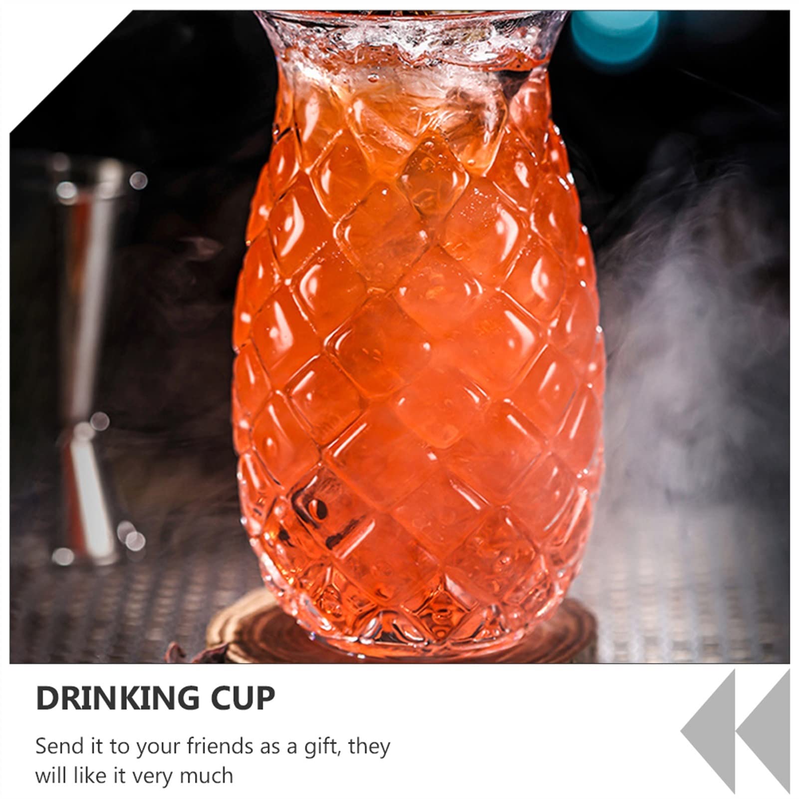 Szklanki Highball, trwały kubek szklanka do wody retro ulga szklanki do picia filiżanka do herbaty kreatywny kubek do picia przezroczysty kubek do wina 480 ml kieliszek do wina do domowego baru Nadaje się do koktajli, wody, soku, piwa, wi