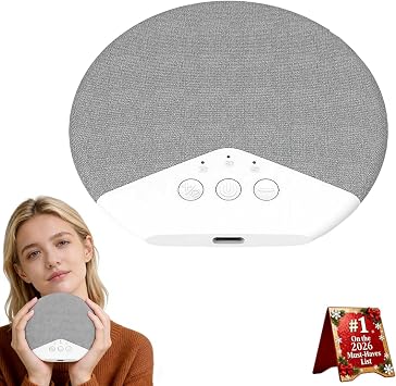 Pillow Speaker for Sleeping,2026 New Bluetooth Under Pillow Speaker with White Noise Timer Wireless Sleep Aid with Stereo Bass Private Sleep Headphones,Side Sleeper Friendly