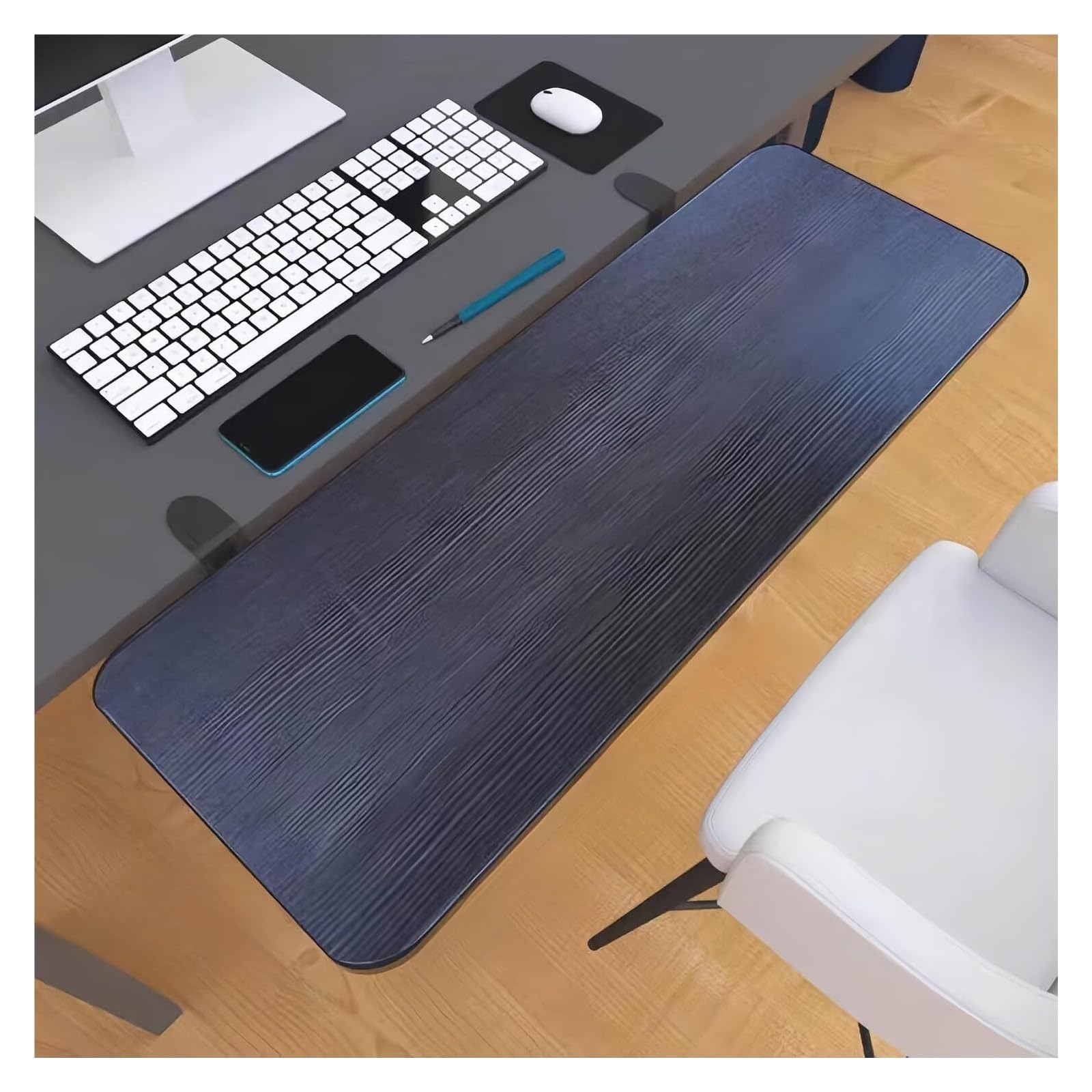 Ergonomics Desk Extender Tray, Desktop Extender Tray Multicolor 24x(52-76) cm Computer Elbow Foldable Keyboard(Black,24 * 60cm)