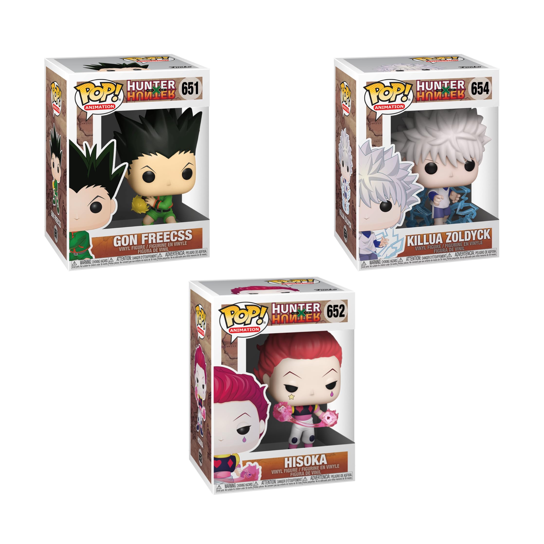 Funko Pop! Animation: Hunter x Hunter 3-Pack – Gon Freecs #651
