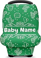 Vista 12 de Cubierta de cochecito de bebé para asiento de automóvil, cubierta de enfermería, bufanda de lactancia materna, suave y elástica, cubierta de toldo