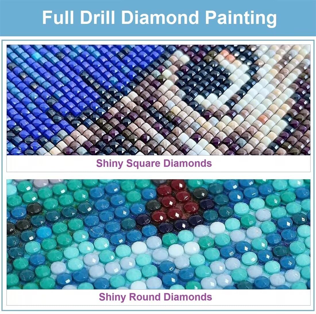 Diamond Painting Eckige Steine Goldfische Diamond Painting Bilder -L513