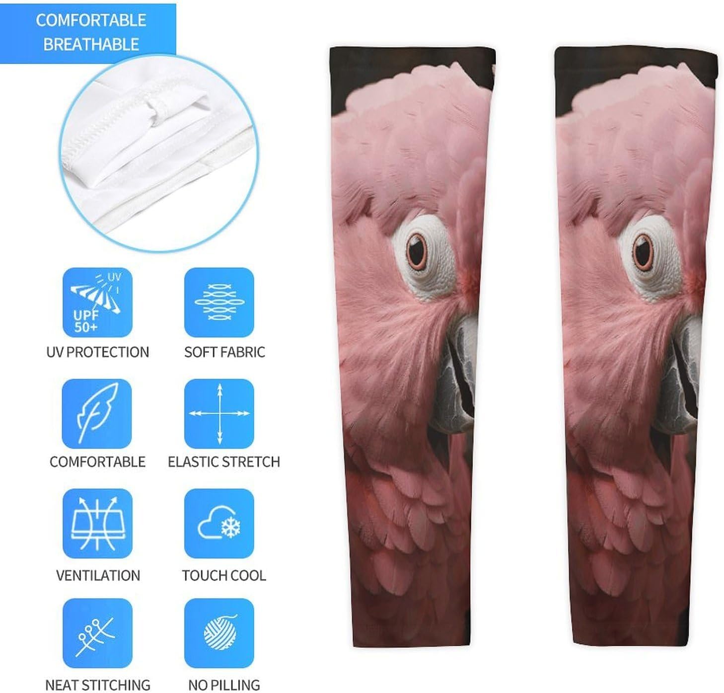 Sports Cooling Arm Compression Sleeves UV Sun Protection Arm Sleeves for Men Women Golf Arm Sleeves