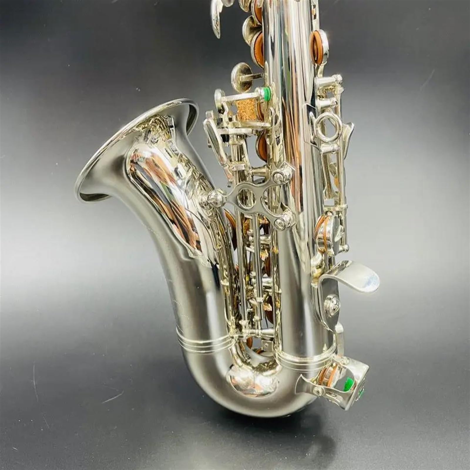 Professionale Sassofono Sassofono Soprano Curvo Professionale Con Struttura In Argento B-key Strumenti Musicali Soprano Sax Jazz Argento