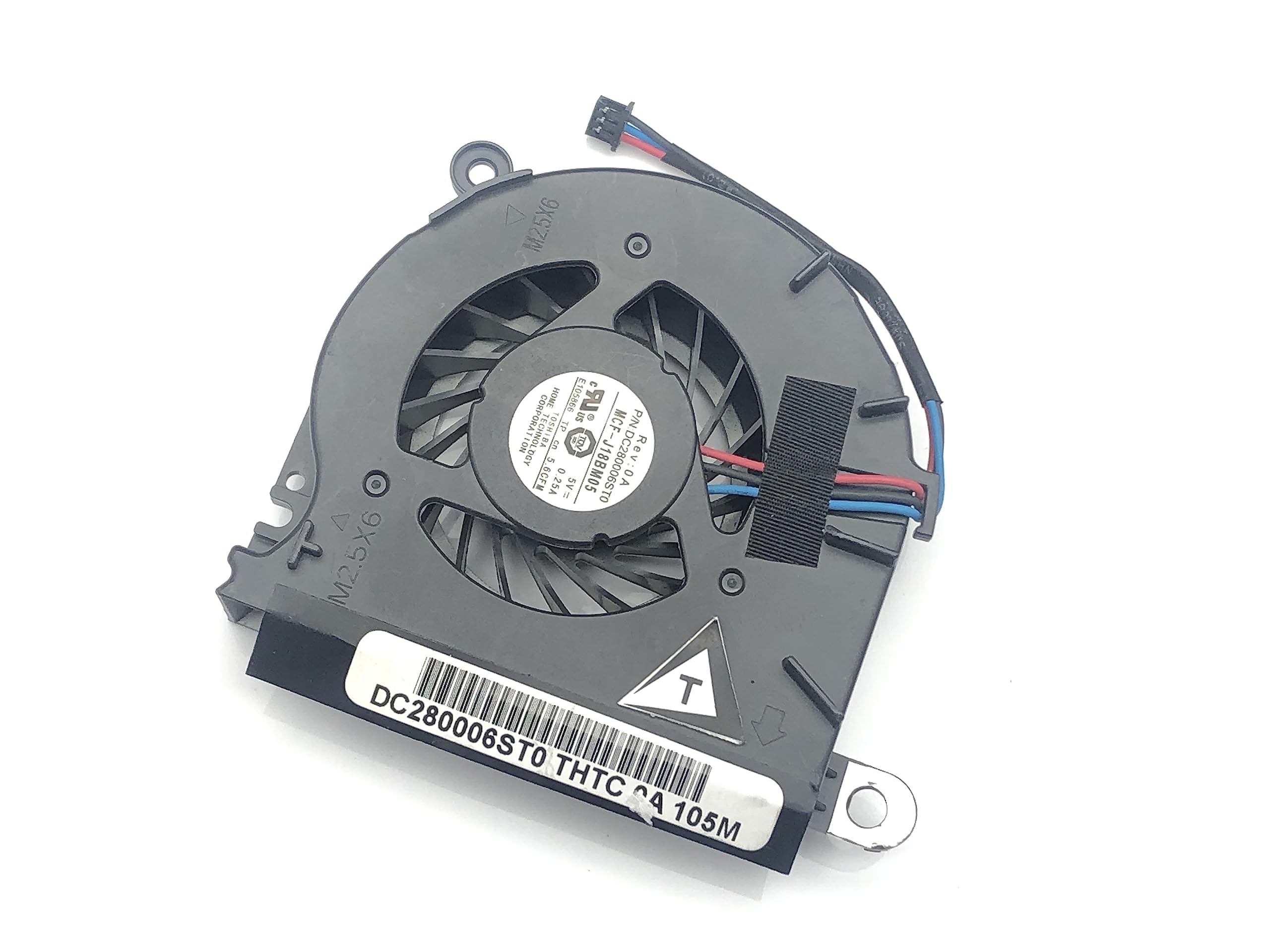 Ventola di ricambio per ventola di raffreddamento compatibile per HP ProBook 6540b (WD683EA), 6555b (WD765EA)