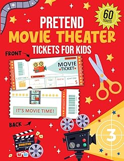 Pretend Movie Theater Tickets for Kids: A fun way to enhance your kids pretend movie theater