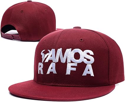 xinmen Rafael Nadal Vamos logotipo bordado – Gorra ajustable gorro de punto  tapa/Snapback sombreros/gorras de béisbol, talla única , sombrero rojo :  Ropa, Zapatos y Joyería - Amazon.com