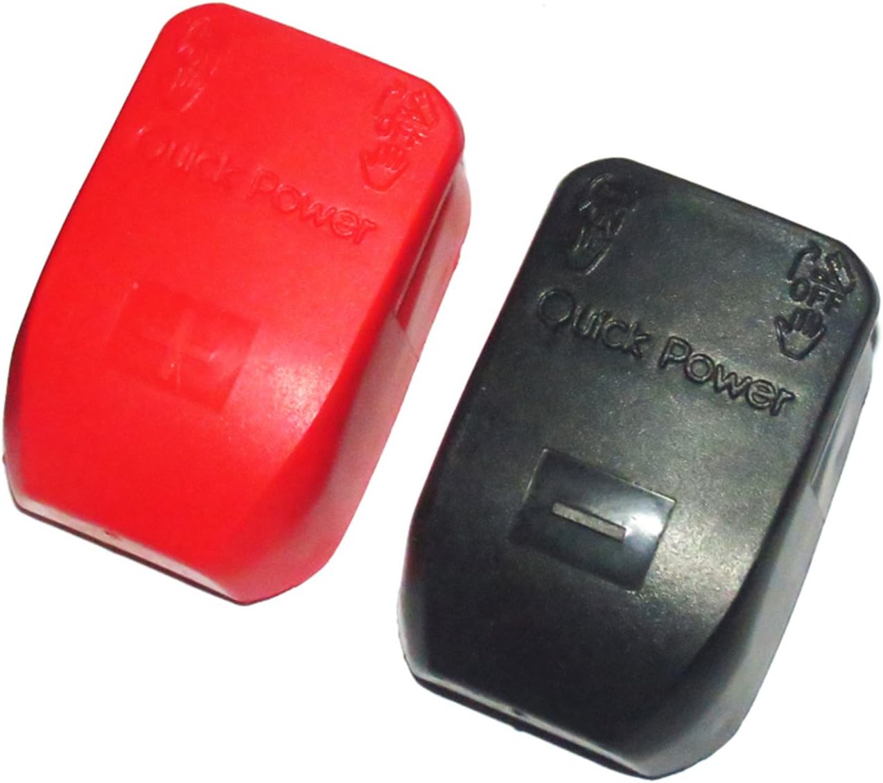 MOTOPOWER MP69011 Battery Quick Release Connectors Battery Quick Disconnect Terminals (Red & Black)
