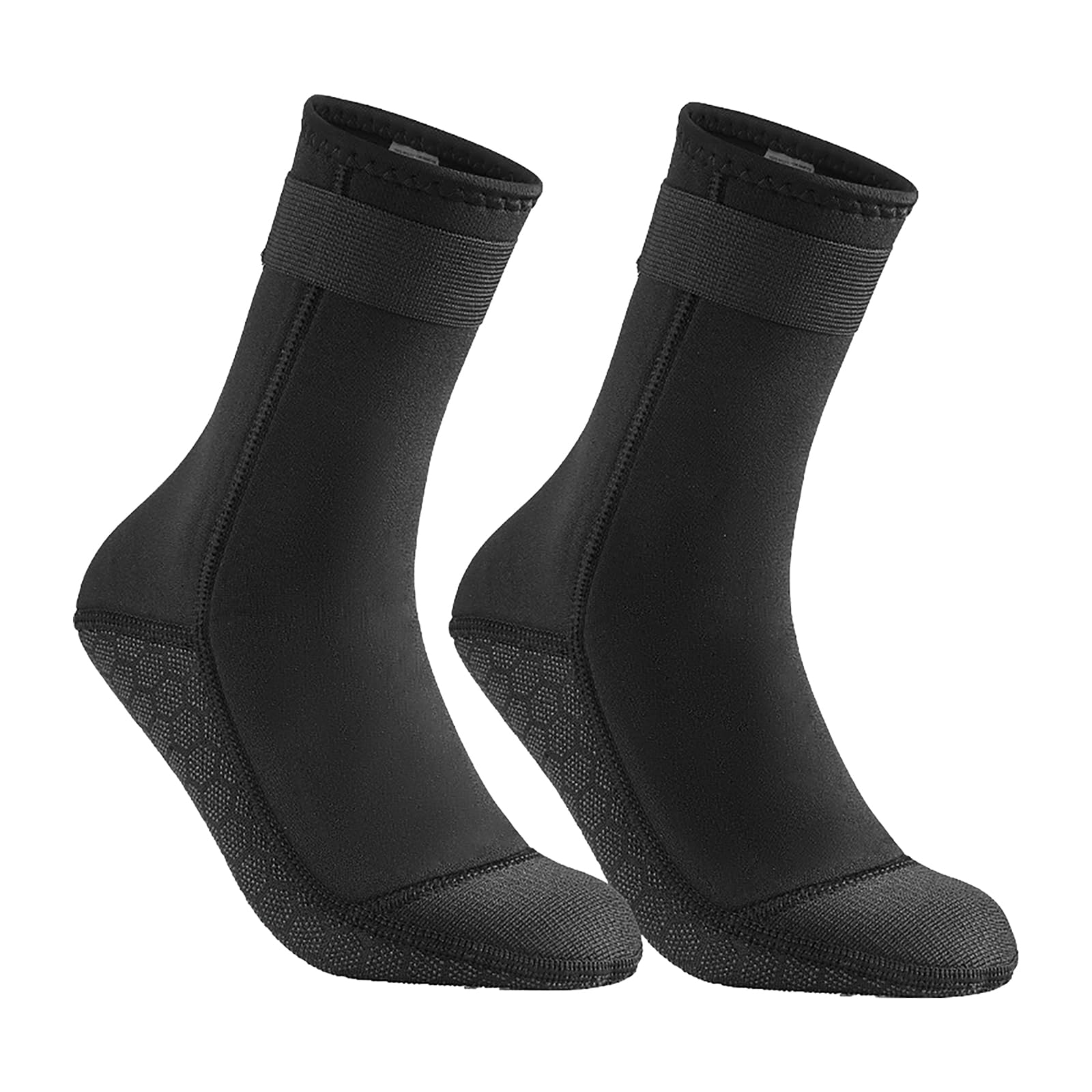 RONGXG 3mm Neoprene Diving Sock Sand Beach Water Sock Wear-resistant Non-slip Beach Sock Thermal Dive Swim Sock Scuba Sock X-Large