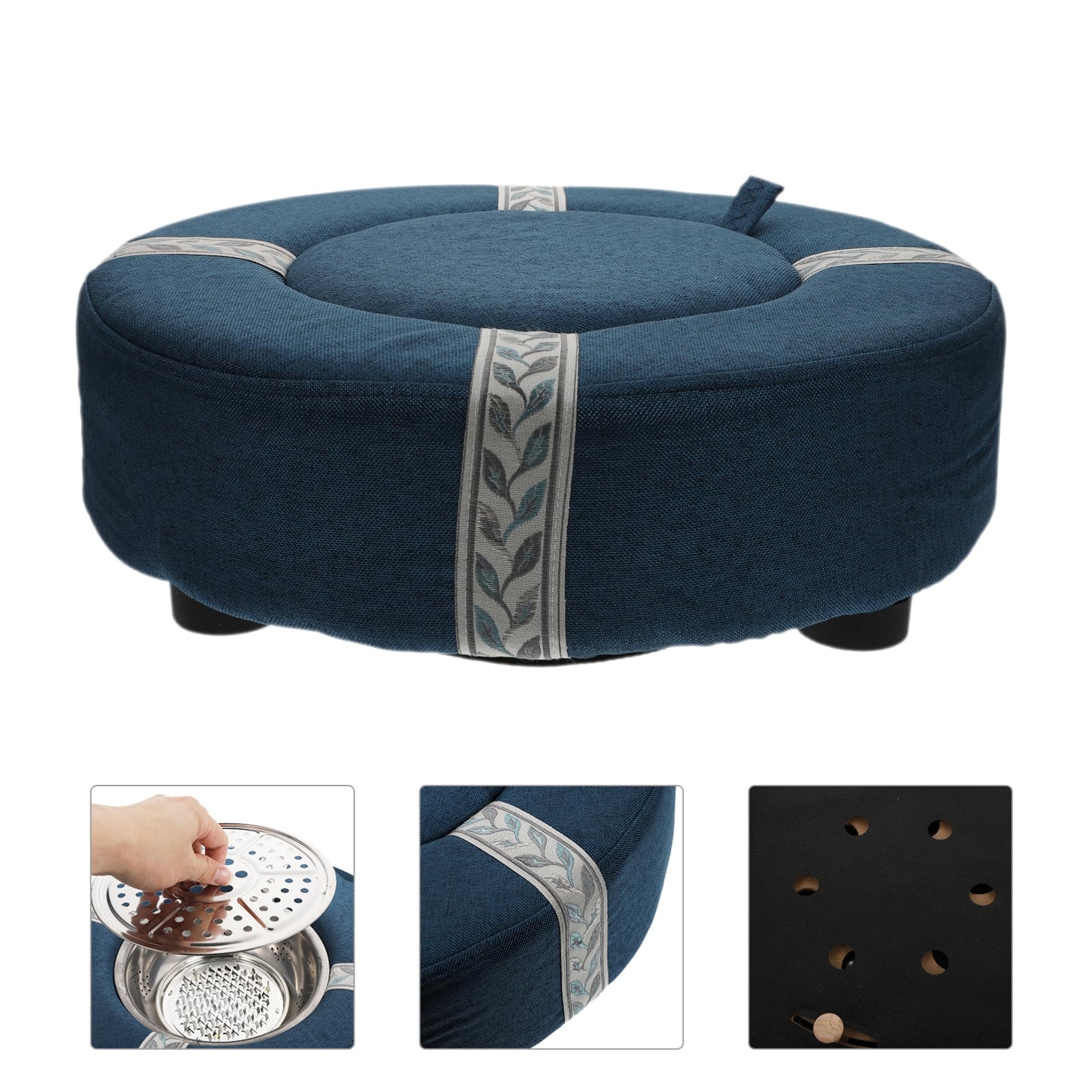 KOMBIUDA Moxa Cushion Tiny Hole Design Less Smoke Comfortable Sitting for Moxibustion Therapy