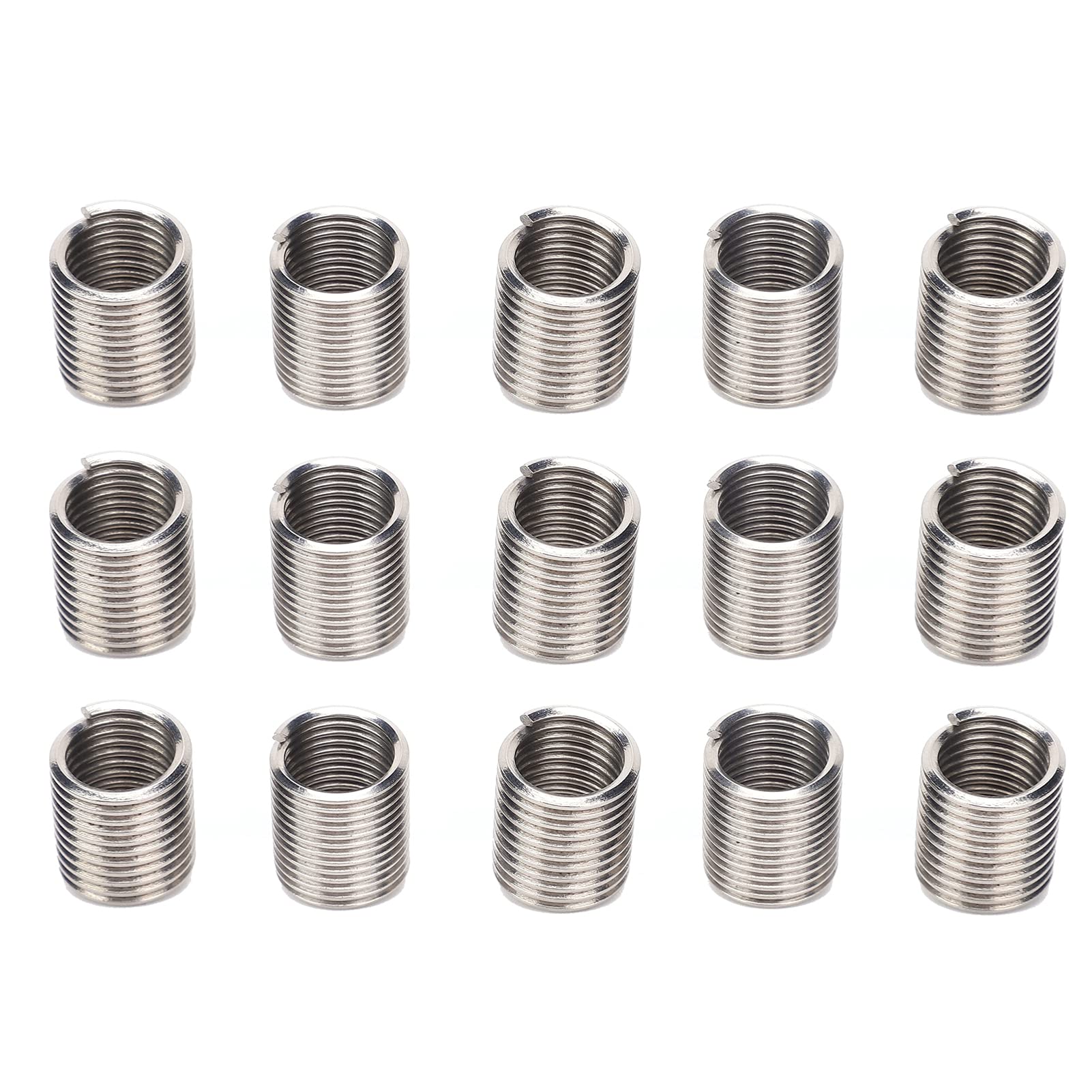 Inserto Filettato Per Filo, 10 Pezzi M18x1,5x1,5D Inserto Filettato Per Filo Manicotto Di Protezione Filetto Set Di Dadi Riduttori Per Riparazione Filetto, Inserti Filettati