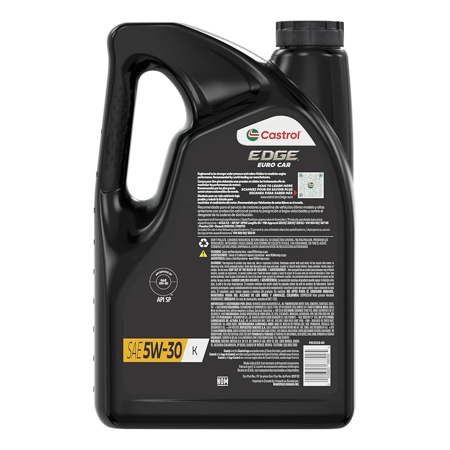 Castrol カストロールEDGE 5w-30 4L&0w-20 2缶セット Castrol カストロール エッジ LL 5W-30 4L×1缶 ACEA C3 エンジン