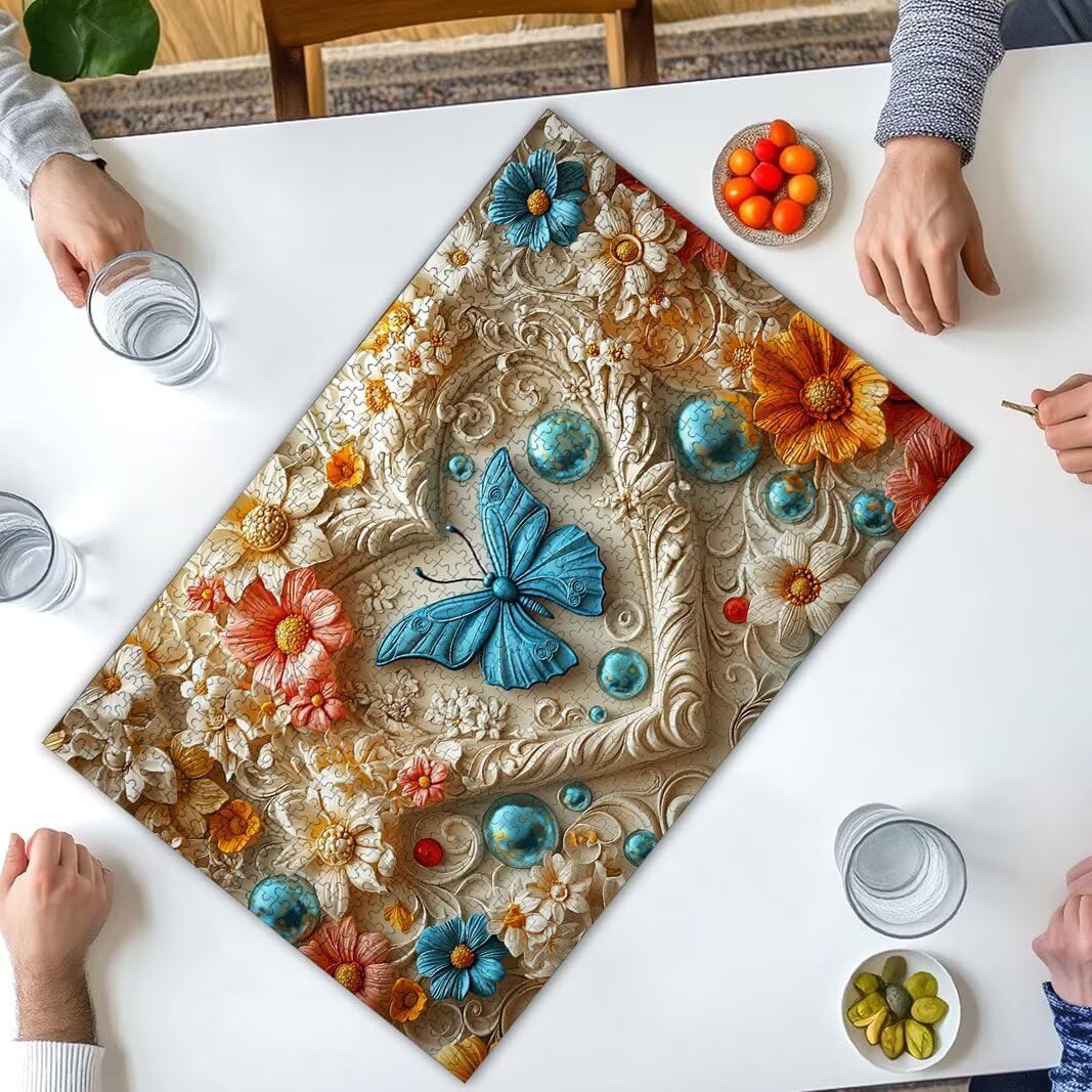 Puzzle 2000 Pezzi, Puzzle Farfalla, Misura: 100x71cm, Regalo Donna -8789