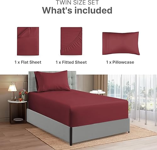 Miniatura 2 de CGK Unlimited - Juego de sábanas para colchones de 21pulgadas