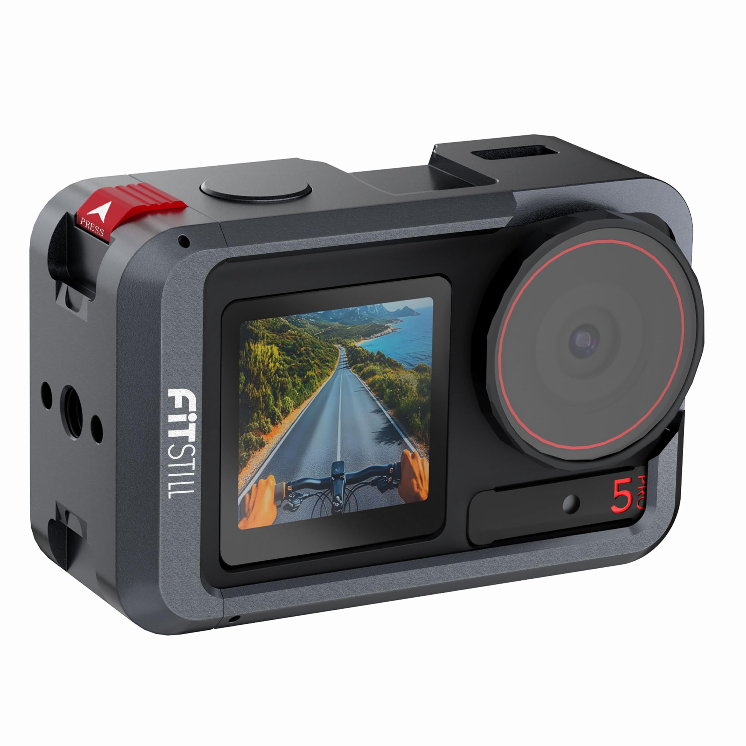 Jaula de aluminio multifuncional DJI Osmo Action 3 y carcasa de metal 8