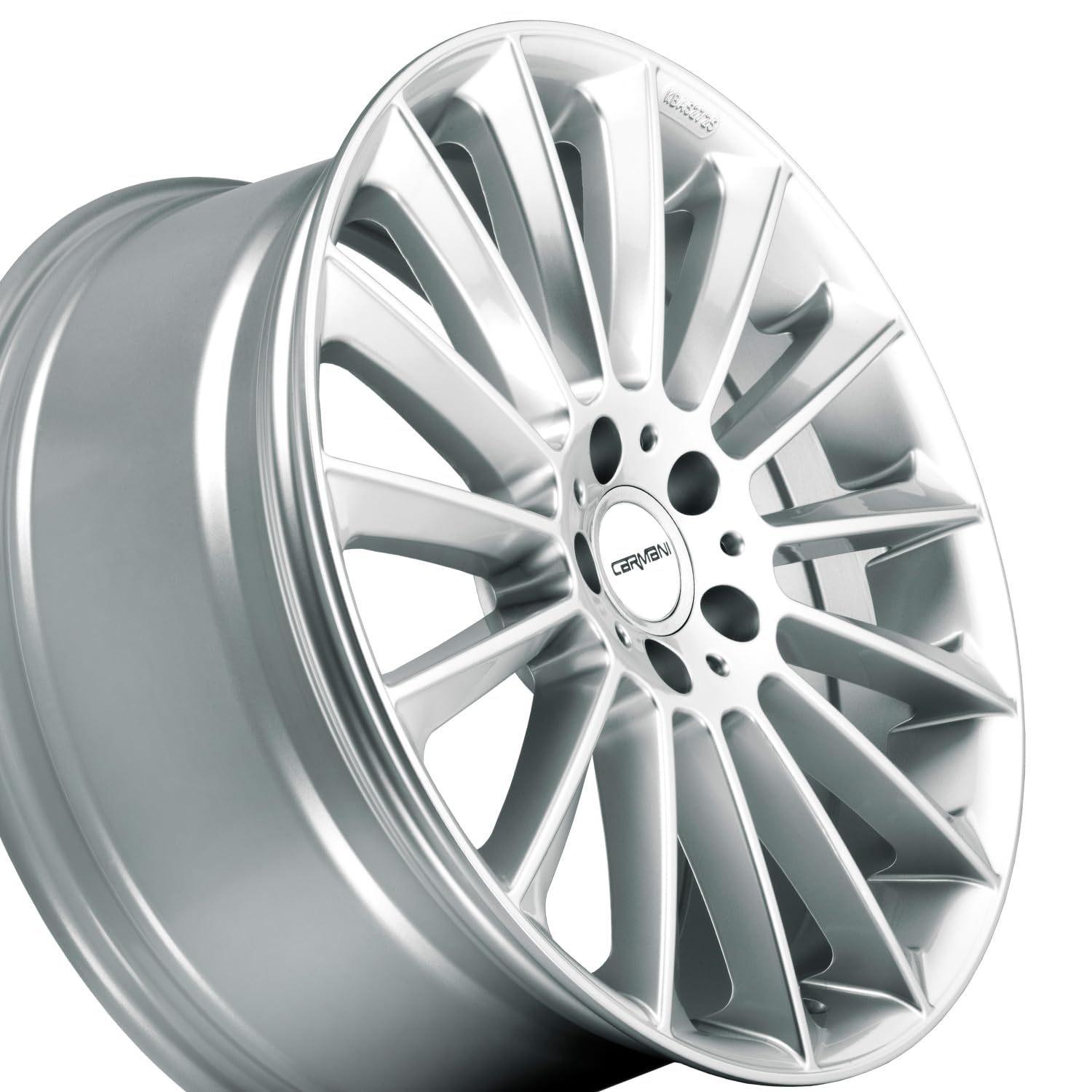 4x Carmani cerchi in alluminio 17 Fritz 9.0x21 ET35 5x112 white silver