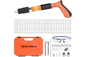 Concrete Nail Gun Kit: Nail walls and Concrete with Precision and Power