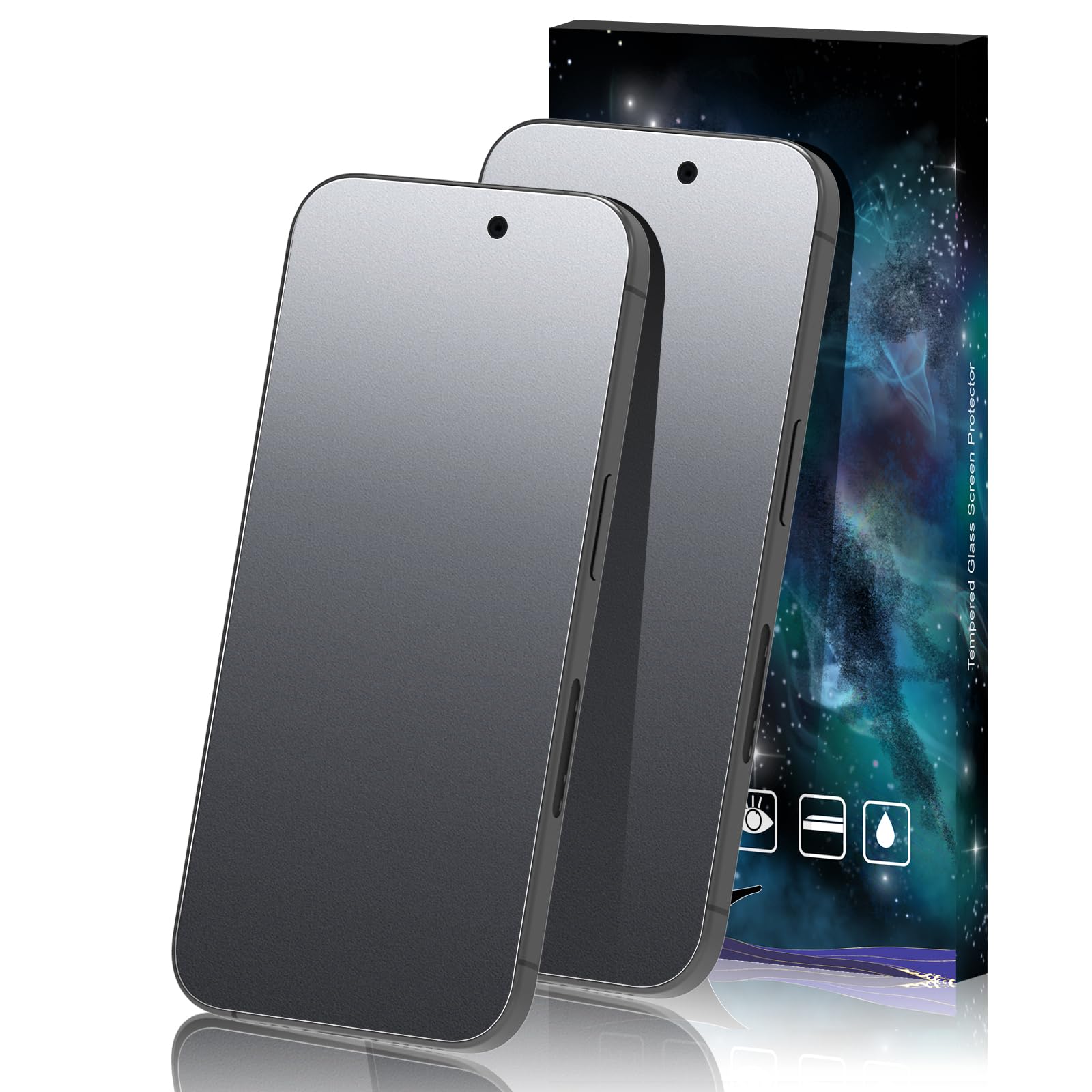 [2 Pack]Cnarery Matte Screen Protector for iPhone 16 Plus, Anti-Glare Anti-Reflection and...