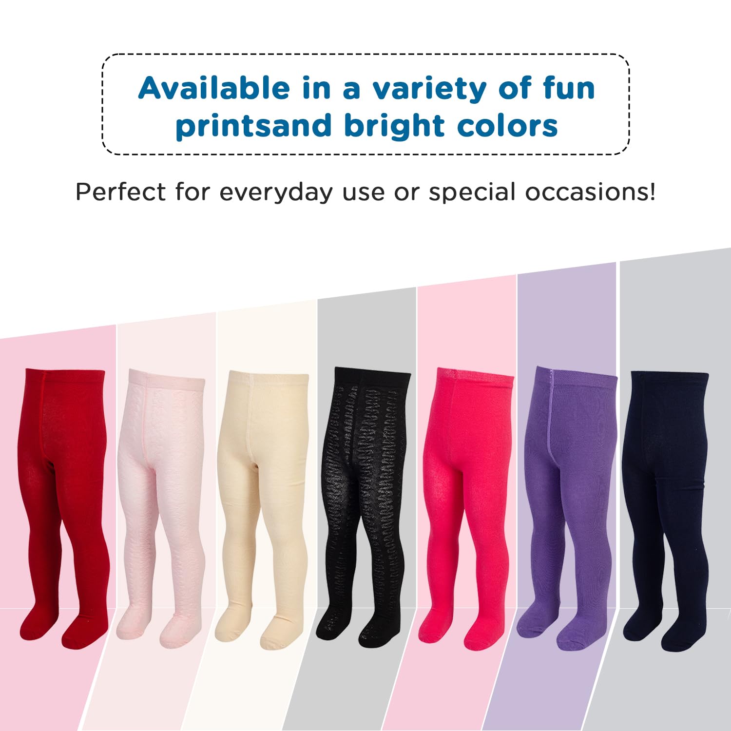 Mee Mee Baby Stockings | Unisex Lights | Full Length | 100% Cotton |Stretchable| Snug Fit |Unisex Stockings | Pk of 2-D PINK_WHITE (0-6 Month) 4