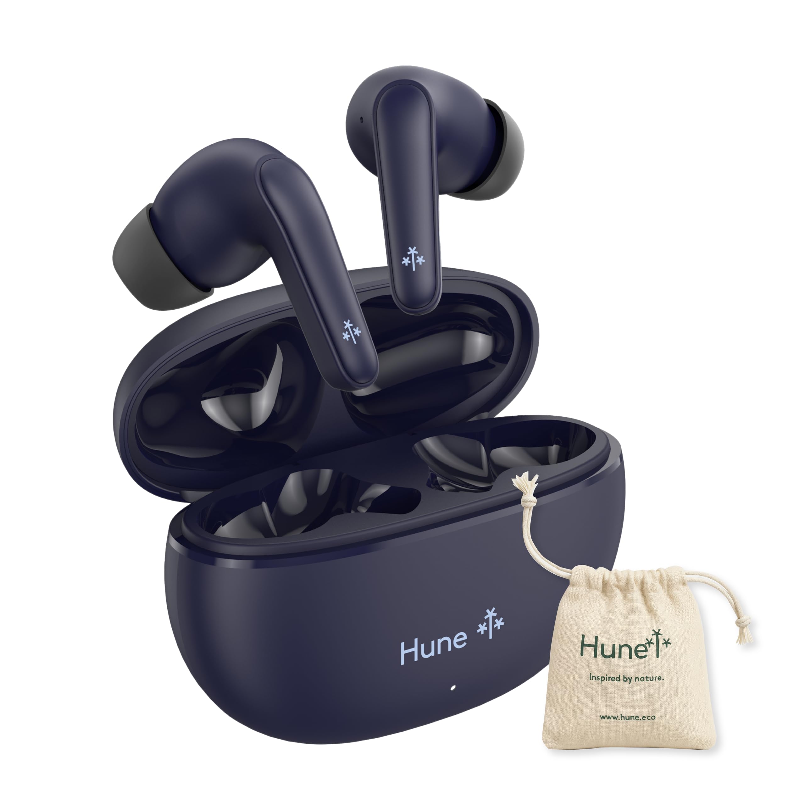 HUNE Brisa Ace Headphones Air Driving, Bluetooth 5.3, Open Ear, IPX4, 17h Autonomy, Quick Charge, Recycled Plastic — view 10