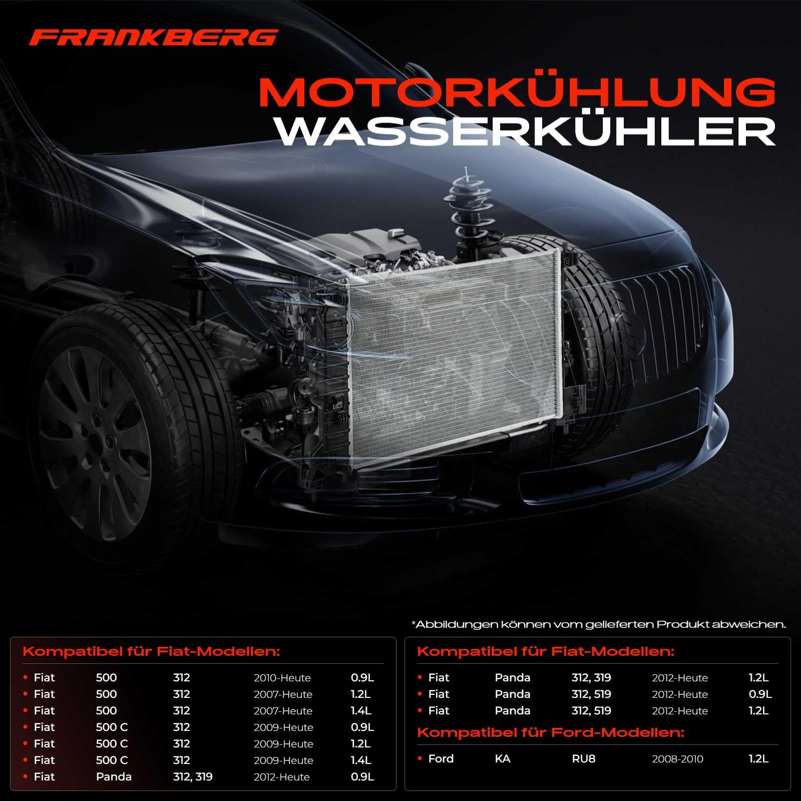 Frankberg Radiateur de liquide de refroidissement 51793589