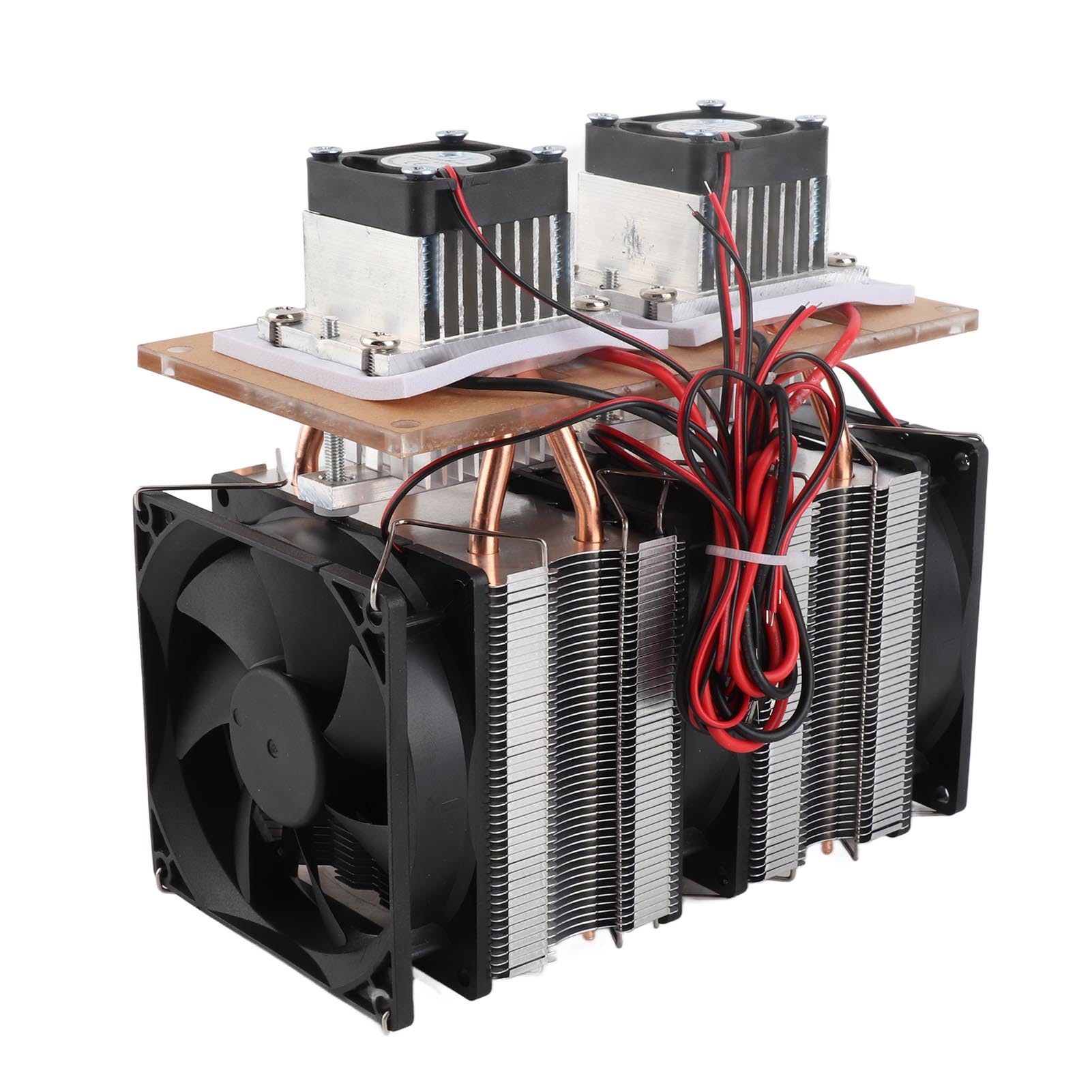 AUNMAS Dispositivo di Raffreddamento a Semiconduttore di Raffreddamento Termoelettrico Peltier 144 W 12 V Modulo di Refrigerazione Fai-da-te con Doppie Piastre di 175 X 175 X 96 Mm per Piccoli