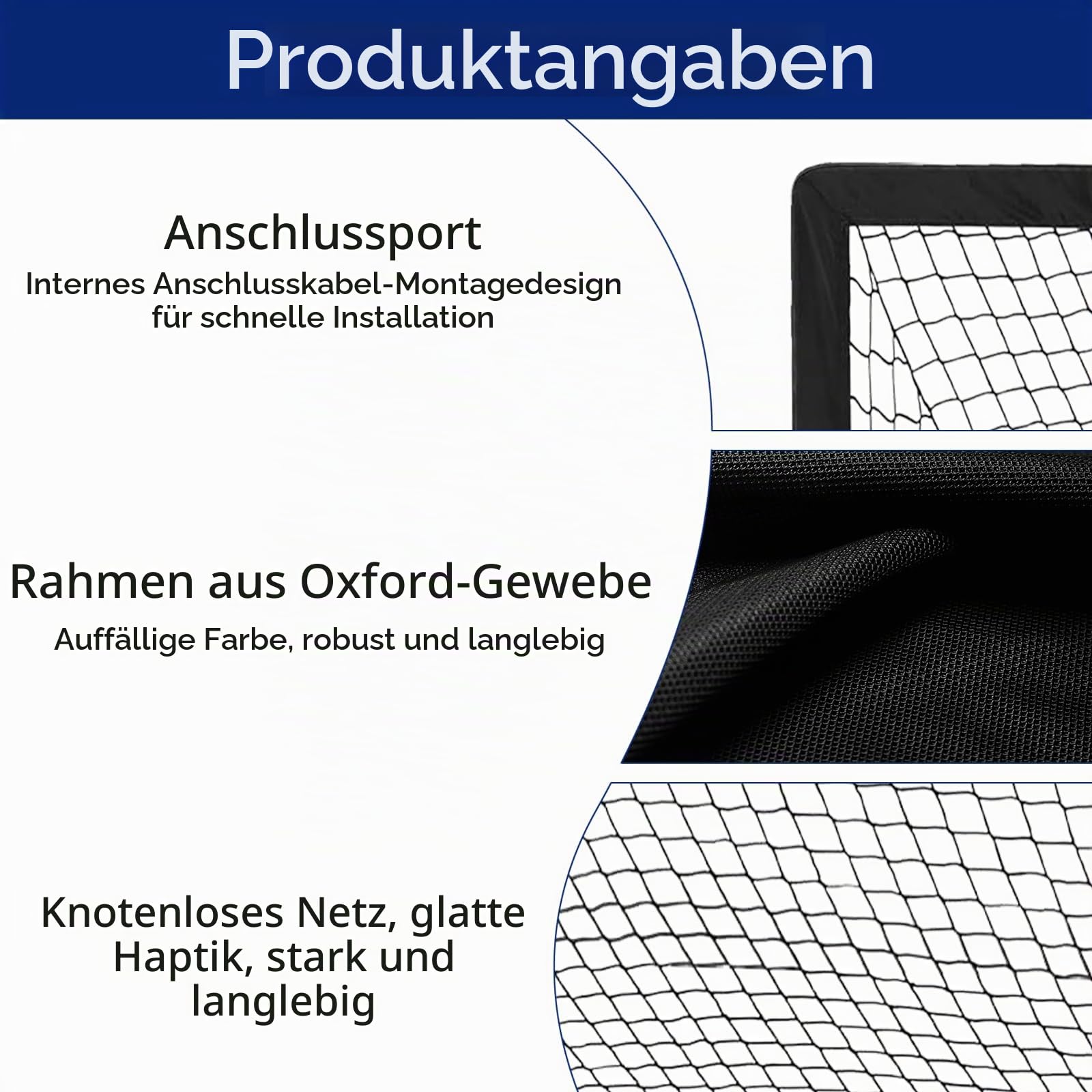 2er Fußballtor Kinder Set,großes Fußballtor für Kinder und Erwachsene,Fußball-Tore Faltbar mit Glasfaserstangen & hochwertigen Tornetzen,Fußball Tore inkl,nützlicher Tasche zum Transportieren
