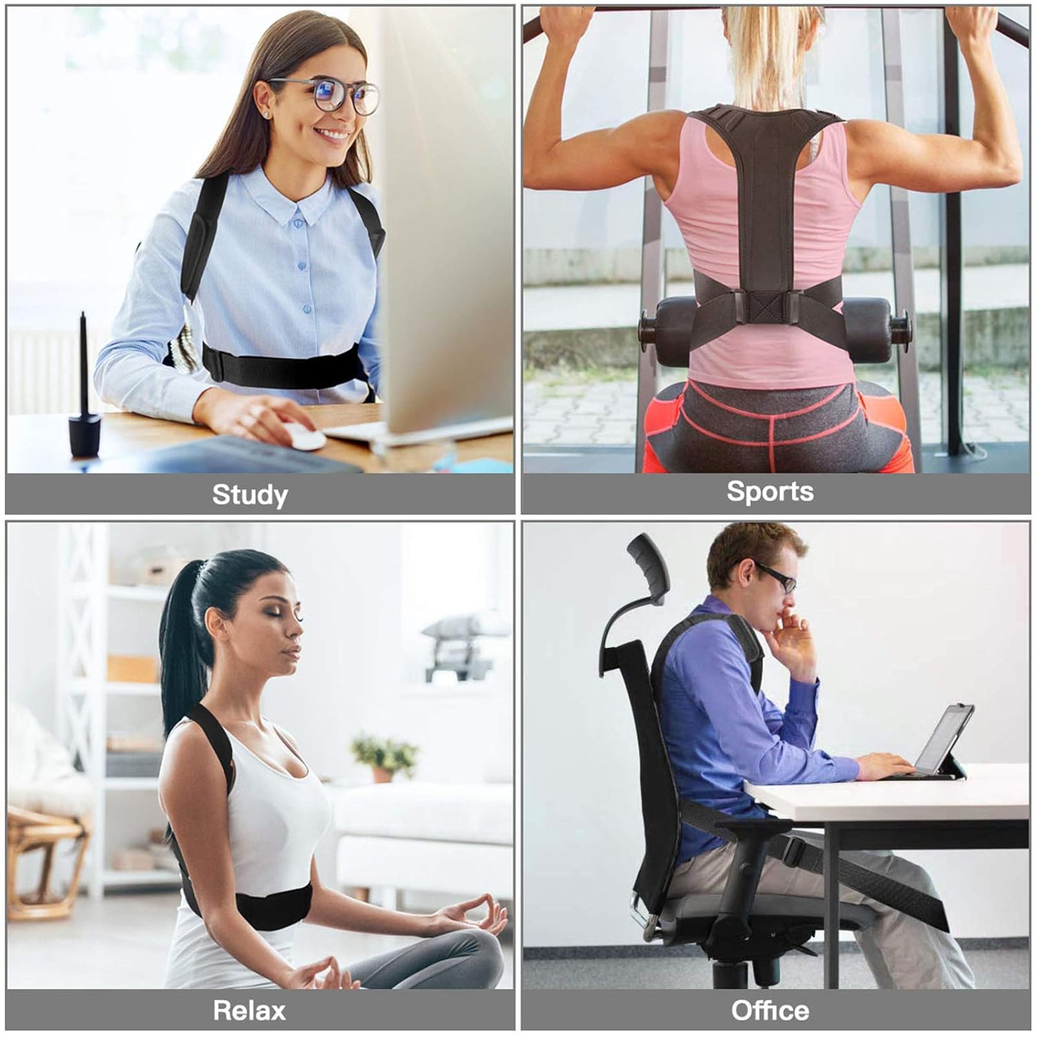 70% Off Discount Posture Corrector for Men and Women Back Brace Clavicle Support with Adjustable 2 Wearing Ways - More Effective Posture Brace Relieve Pain for Neck, Shoulders Back -2020 Updated Version (Large) Best Seller Posture Corrector for Men and Women Back Brace Clavicle Support with Adjustable 2 Wearing Ways - More Effective Posture Brace Relieve Pain for Neck, Shoulders Back -2020 Updated Version (Large)