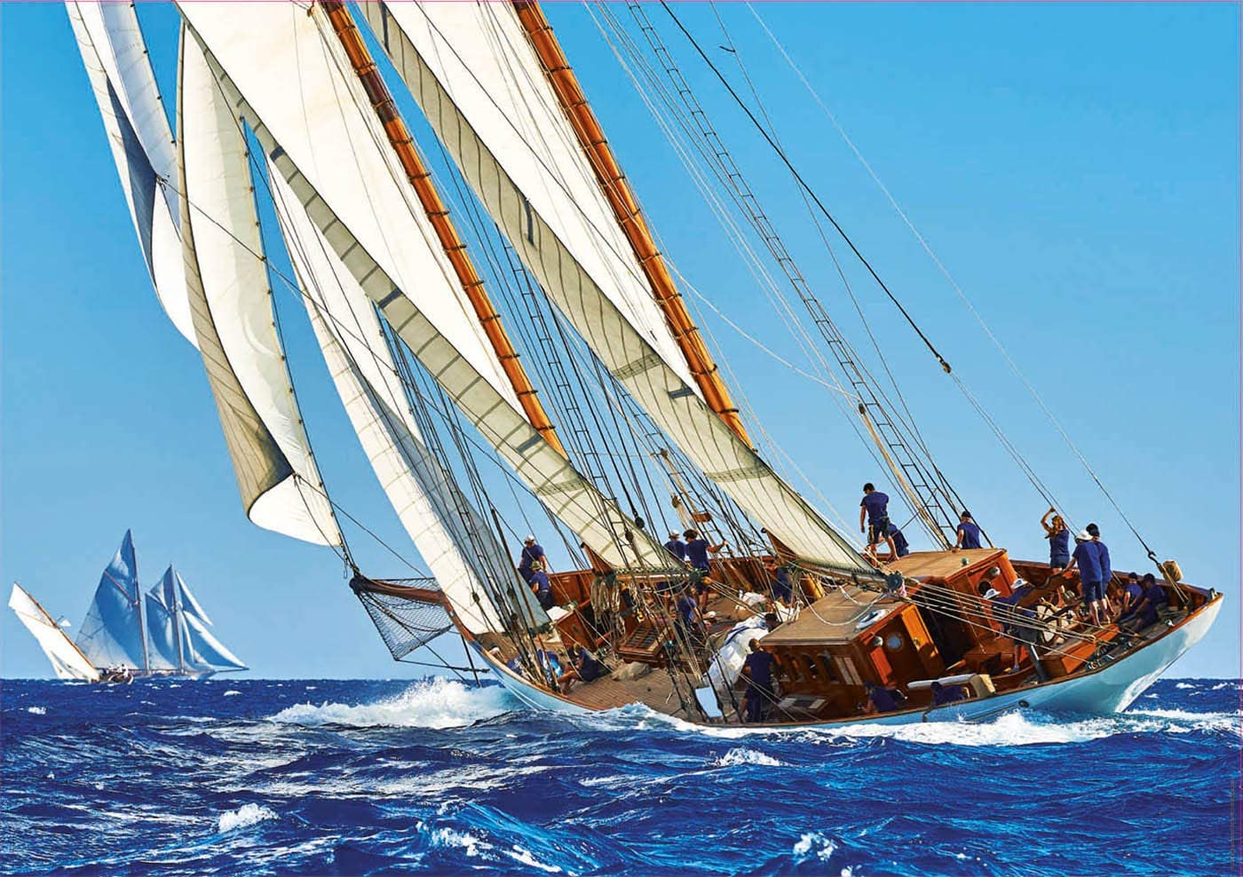 Educa - Puzzle da 1000 pezzi per adulti | Barca a vela Puzzle | Dimensioni: 68 x 48 cm. Include la colla del puzzle FIX. Consigliato a partire dai 14 anni (18490)