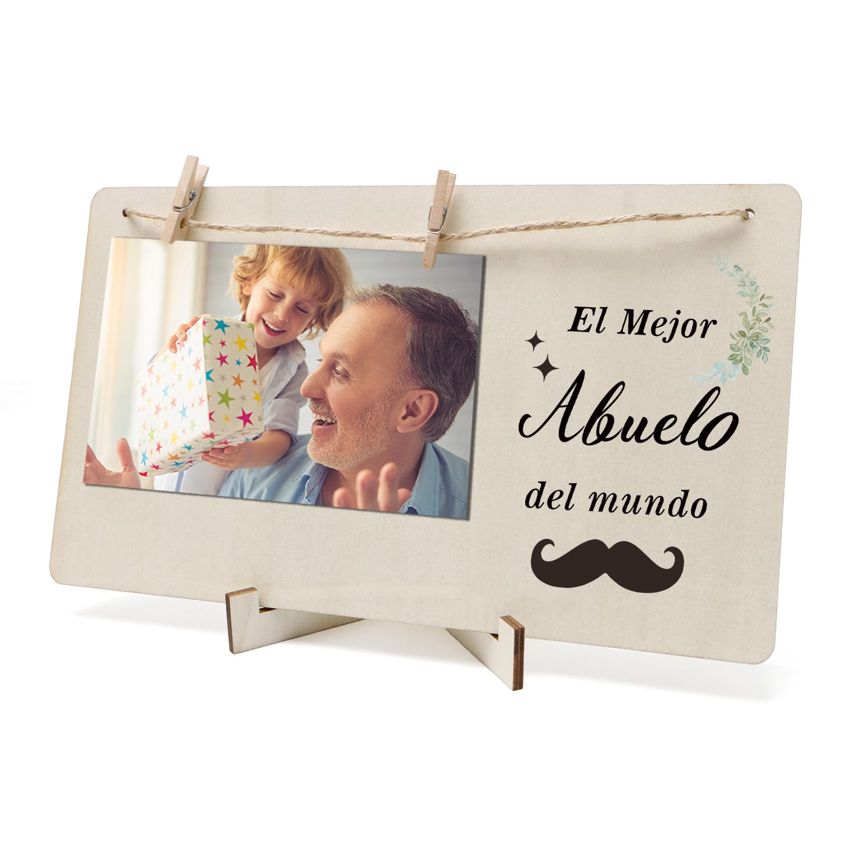 Regalo Abuelo Regalo Abuelo Navidad Regalos para Abuelo Regalos para Abuelo Originales Regalos Abuelos Primerizos Regalo del Día del Abuelo Marcos De Fotos Originales Cuadro Personalizado con Foto