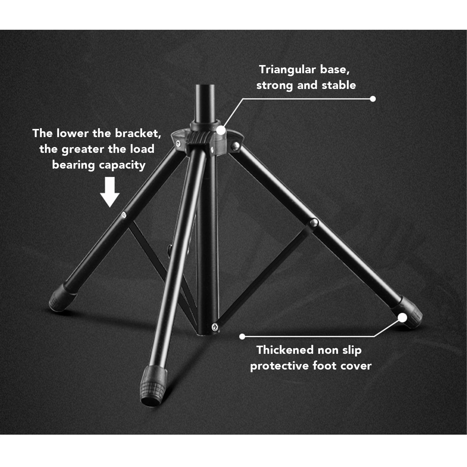 Leggio pieghevole per spartiti con altezza regolabile da 80 a 163 cm per gruppi musicali e scuole, leggio portatile per libri e tablet, acciaio legato
