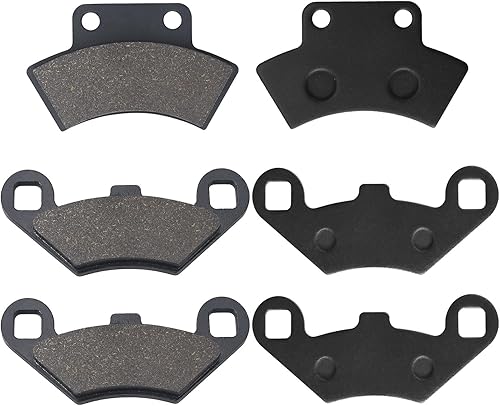 Miniatura 2 de Sollon Pastillas de freno delanteras y traseras para Polaris Sportsman 500 400 350 Xplorer 300 400 500 Big Boss 250 300 350 400 500 Scrambler 400L
