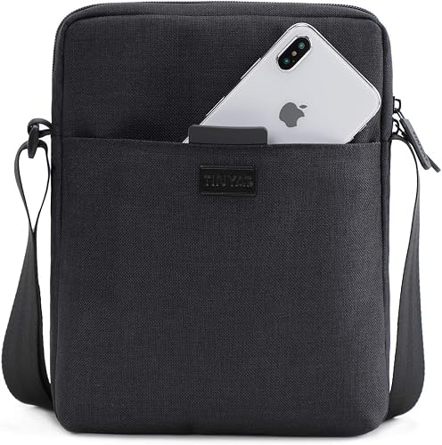 TINYAT Sling Chest Sac à bandoulière Crossbody Lightweight Gym Sack Triangle Rucksack Sacs à Dos Polyvalents avec Port de Chargement pour vélo de Voyage Hommes Femmes (Noir / 510) - 4