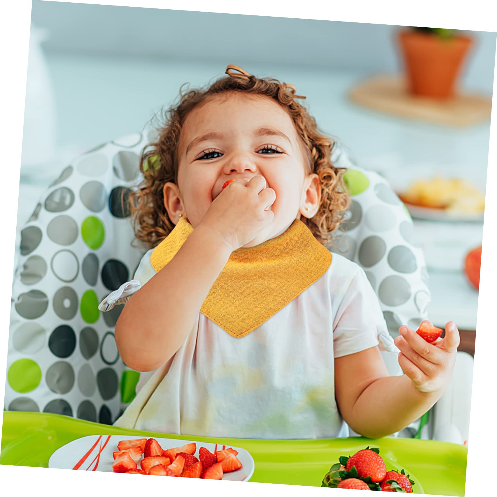 Abaodam 18pezzi Bavaglini Triangolari Assorbenti Per Per Teething e Sbavamento e Lavabili