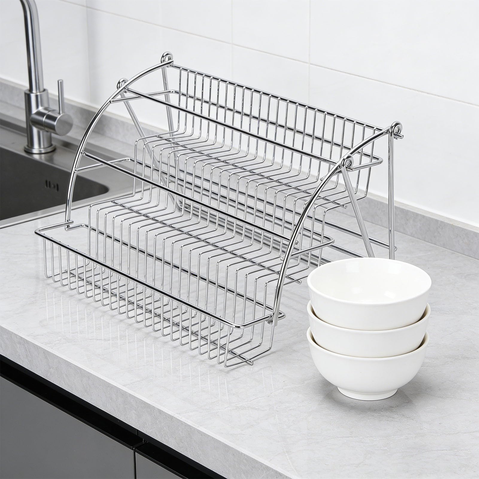 Yctze Estante para Condimentos Abatible de Primera calidad: Organizador de Gabinete de Hierro Resistente que Ahorra Espacio, Acceso Eficiente Al Estante Abatible de la Cocina a los Condimentos, Cocina