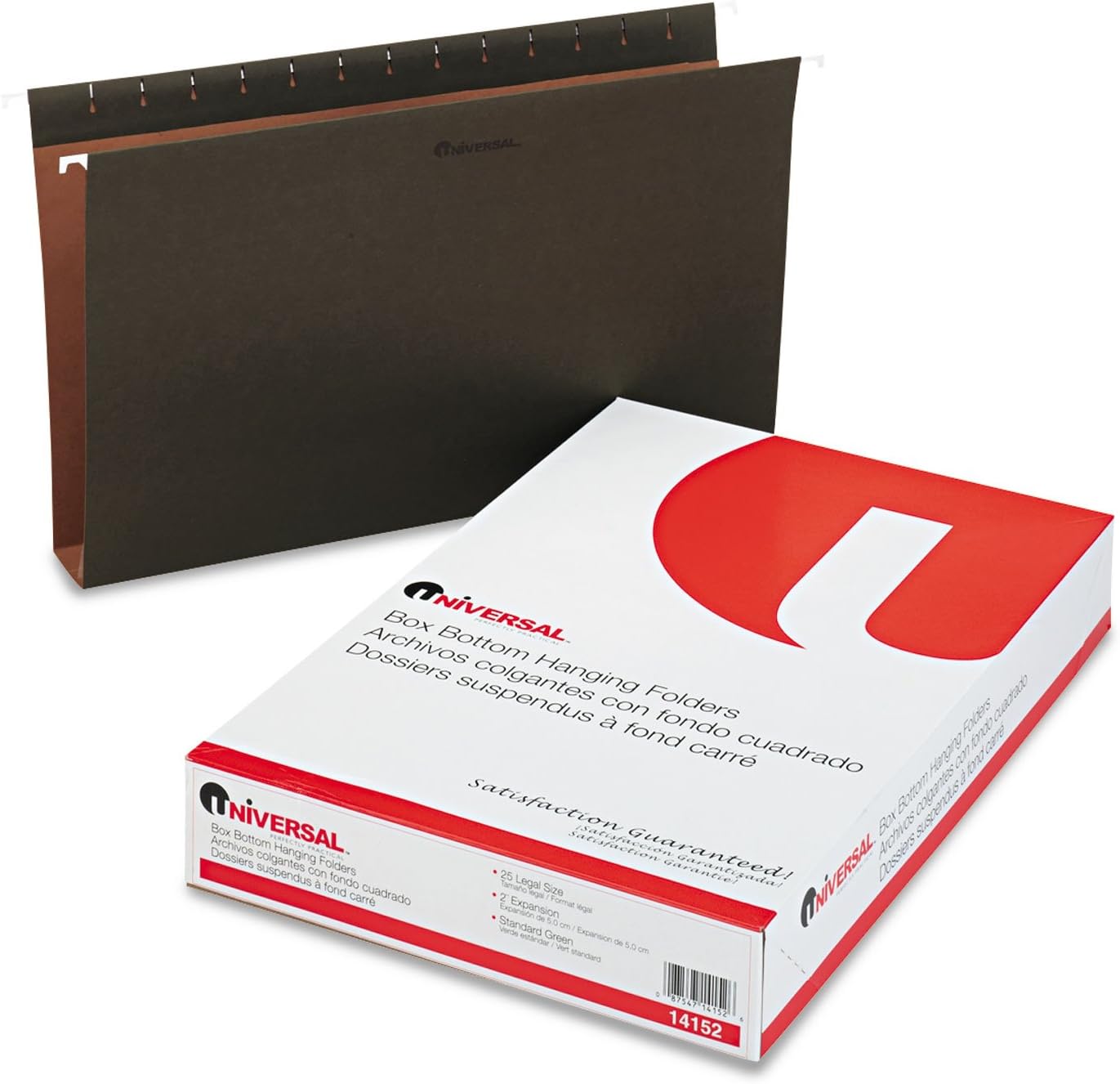 Universal 2" Cap Box Bottom Hanging File Folders