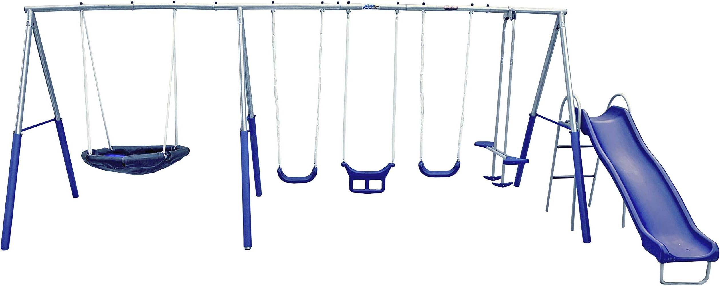 Fun Forever - XDP Recreation Swing Set, Gray