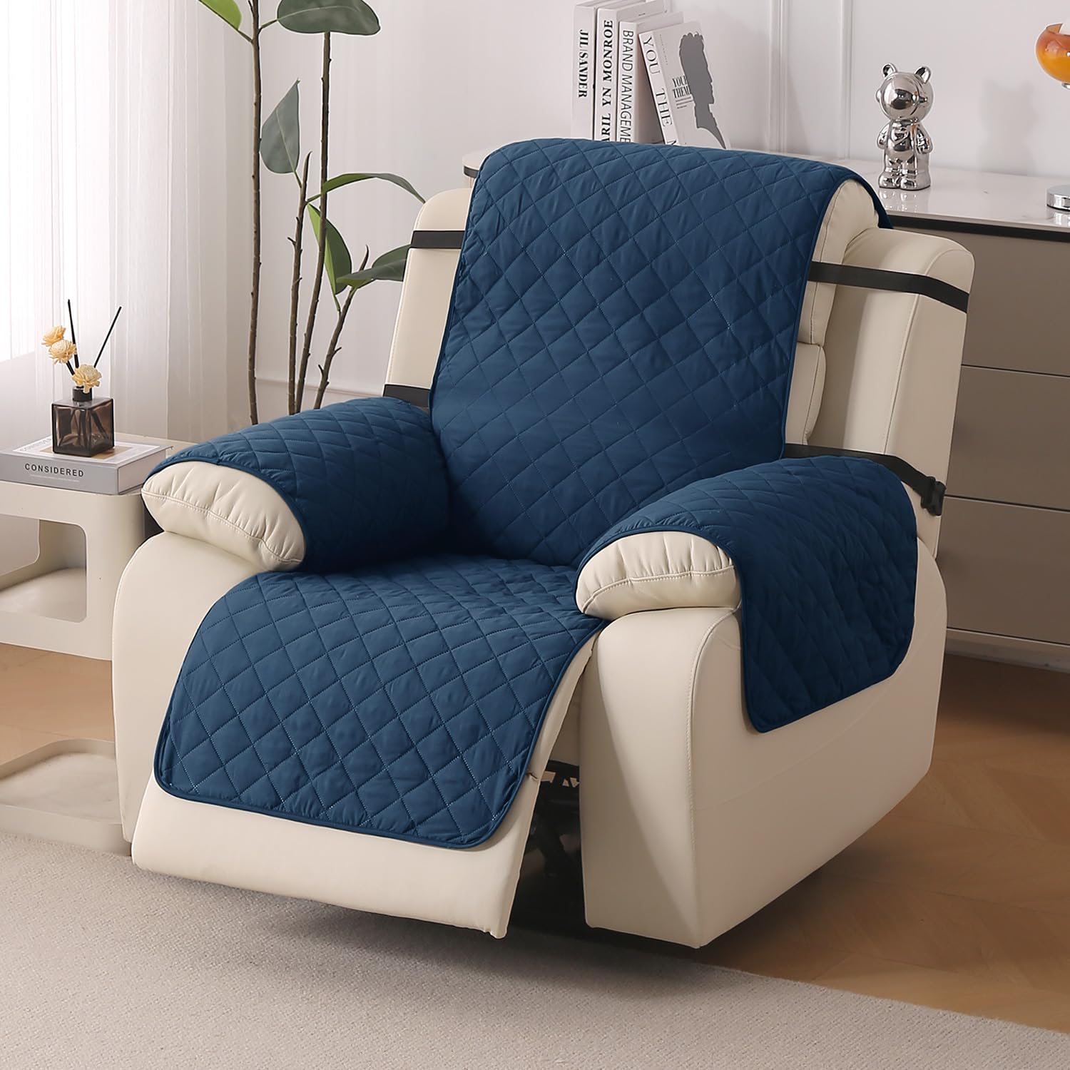 HOKIPO Recliner Cover - 3 Seater, Forest Green -24 HOKIPO Recliner Cover - 3 Seater, Forest Green -24