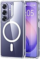 Vista 62 de ESR Serie Cloud Funda para iPhone 15 Pro con MagSafe, soporta carga magnética, delgada, de silicona líquida, absorción de golpes, protección