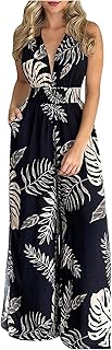 Slit Women Halter Leg Backless Print Jumpsuit Fashion Floral Women's Jumpsuit Jumpsuits Set for Women